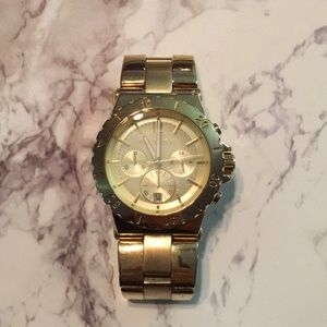 Gold MK watch